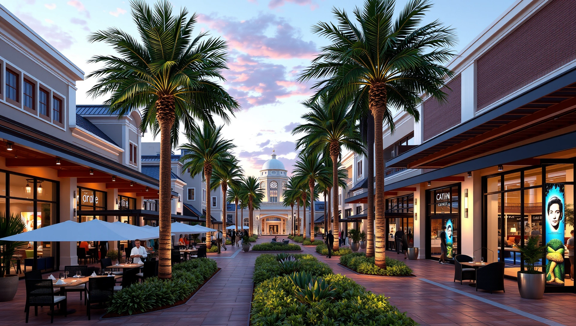 Future Town Center at Avenir architectural rendering